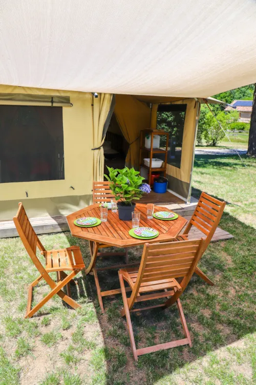Location - Tente Pitrou - image n°4 - CAMPING DE LA CLAIRETTE