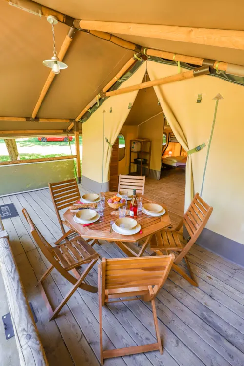 Location - Tente Echirou - image n°2 - CAMPING DE LA CLAIRETTE
