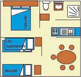 Chalet Bungalow Ouvert Sur L'extérieur