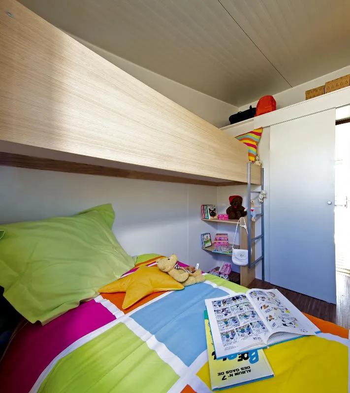 Tithome - 2 Chambres Type Mobilhome - Pièce À Vivre Toilée