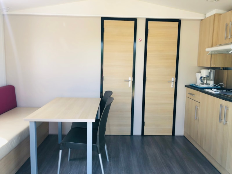 Mobilhome 1 chambre Rubis 18m² 1/2 Pers.