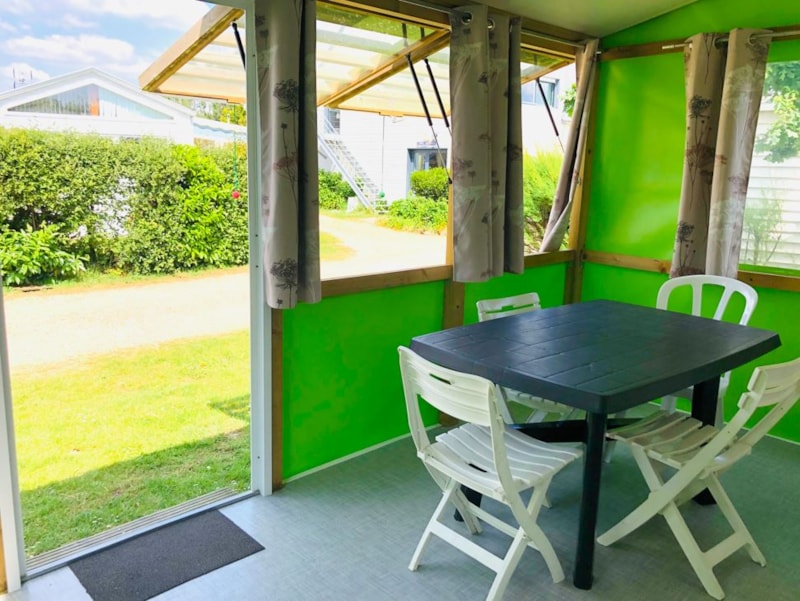 TITHOME - 2 ch type mobilhome - salle à vivre toilée 4 Pers.