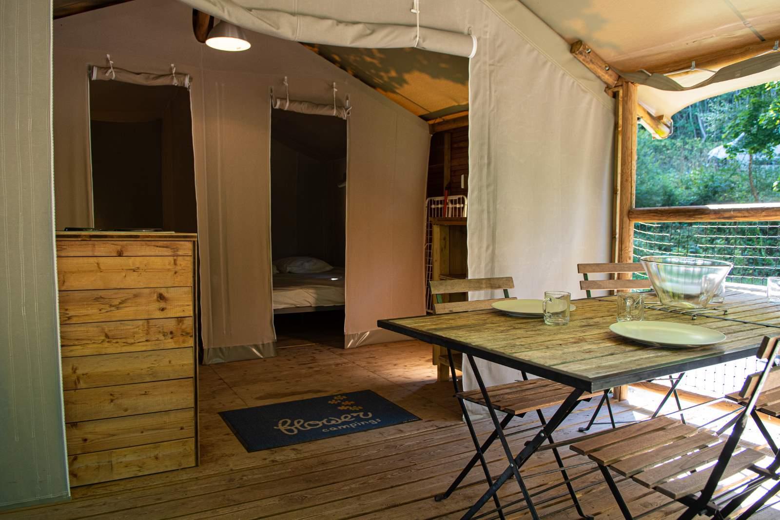 Ecolodge Confort 23 M² (2 Bedrooms) + Sheltered Terrace - Without Toilet Blocks Ecolodge Confort 23 M² (2 Bedrooms) + Sheltered Terrace - Without Toilet Blocks