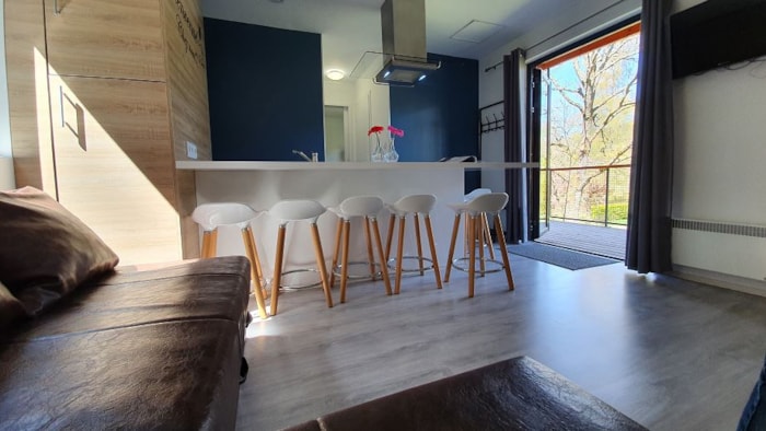 Lodge 39M² Premium (3 Chambres) Terrasse Couverte + Tv + Lave-Vaisselle