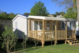 Accommodation - Mobile Home  - 3 Bedrooms + Tv  Sheltered Terrace - Camping L'Isle Verte