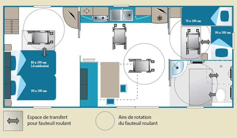 Cottage 2 Chambres - Accessible Pmr