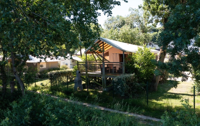 Ecolodge op palen - zonder privé sanitair