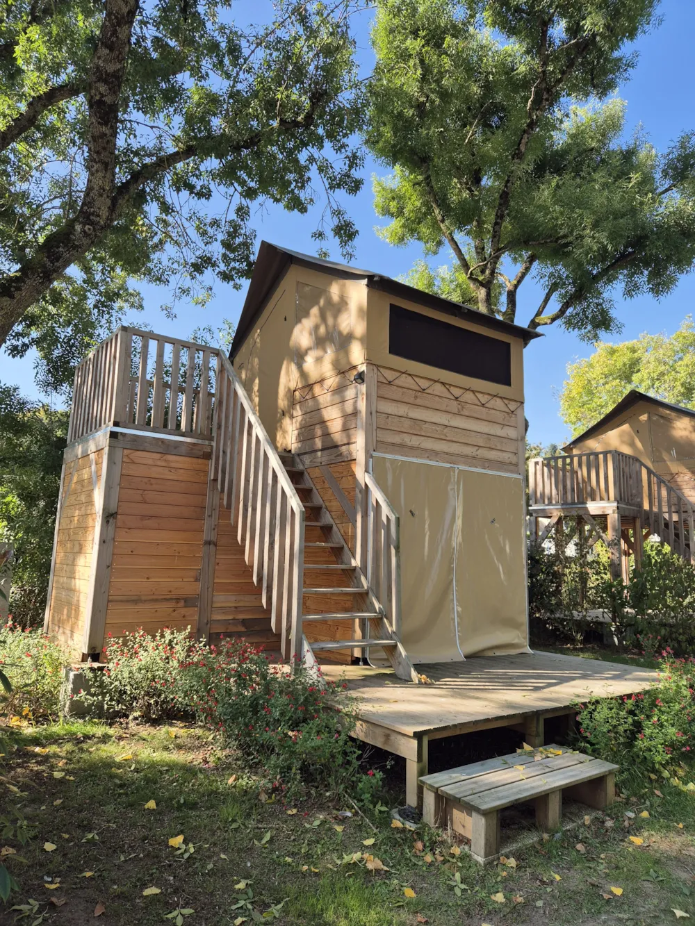 Location - Lodge Miraloire Pilotis - Sans Sanitaires - Camping L'Isle Verte