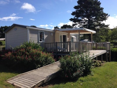 Mobile home STANDARD 29m² (2 bedrooms) + terrace Wheelchair friendly