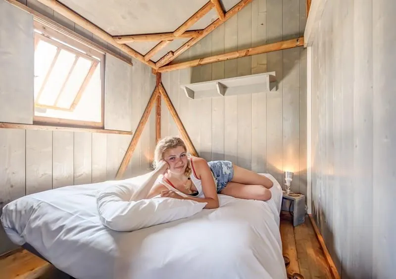 Cabane Lodge Bois Sur Pilotis Standard 38M² (2 Chambres) Dont Terrasse Couverte De 8M²