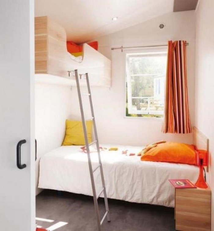Mobil-Home 29M² (2 Chambres) + Terrasse Adaptée Pour Les Personnes À Mobilité Réduite