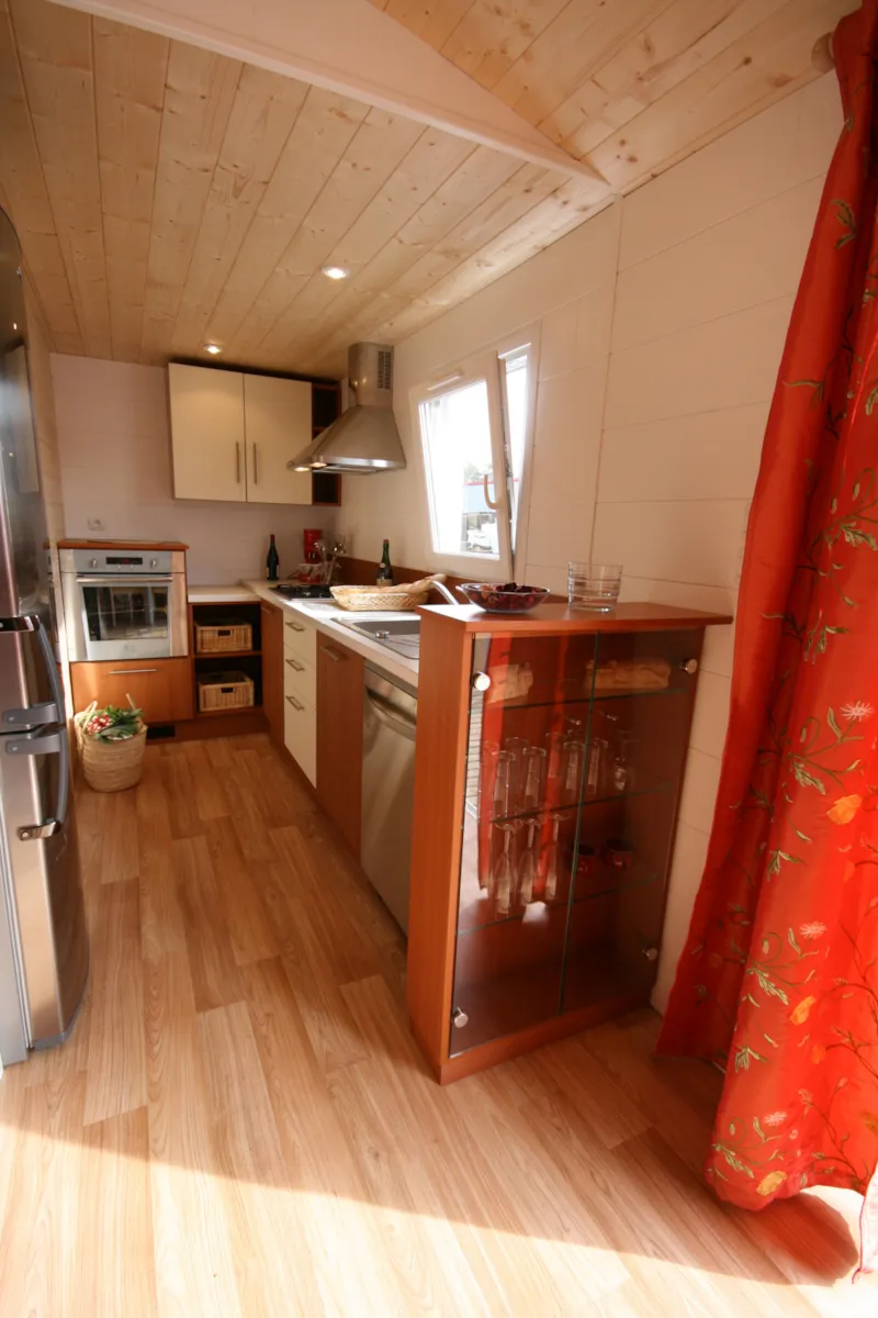 Confort Chalet 40M² 4/6 P. (2 Chambres) + Terrasse Couverte