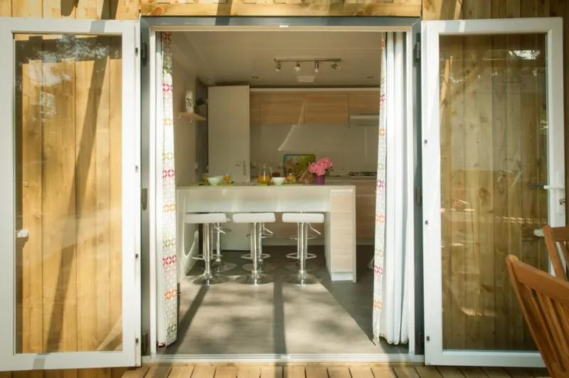 Premium Mobil-Home 32M² 6 P. (3 Chambres) + Terrasse Couverte