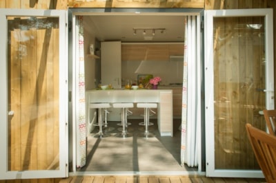 Premium Mobile-home 32m² 6 p. (3 bedrooms) + sheltered terrace