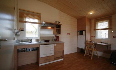 Standard Chalet 24m² Wheelchair friendly  (1 bedroom) + covered terrace