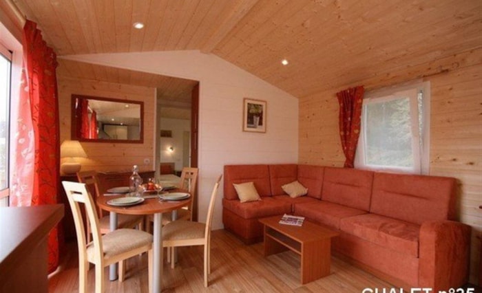 Confort Chalet 40M² 4/6 P. (2 Chambres) + Terrasse Couverte