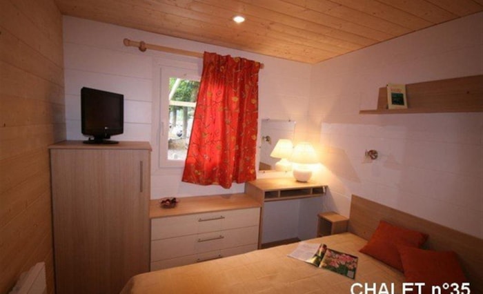 Confort Chalet 40M² 4/6 P. (2 Chambres) + Terrasse Couverte