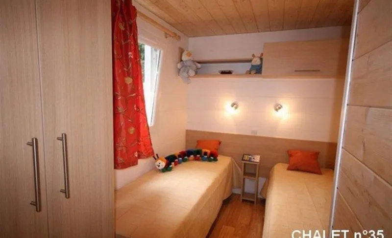 Confort Chalet 40M² 4/6 P. (2 Chambres) + Terrasse Couverte