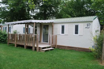 Mietunterkunft - Standard Mobilheim Louisiane 28M² 4/6 P. (2 Zimmer) + Überdachte Terrasse - Flower Camping du Lac de La Chausselière