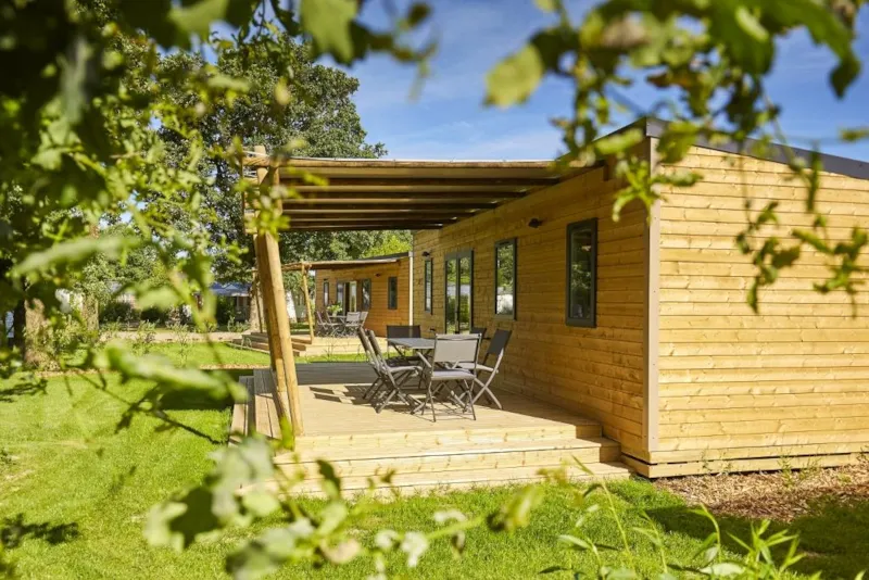 Premium Mobil-Home 32M² 6 P. (3 Chambres) + Terrasse Couverte