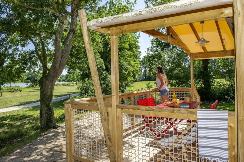 Confort Lodge  Sweetflower 43 M² 4/6 P. (2 Chambres) + Terrasse Semi-Couverte