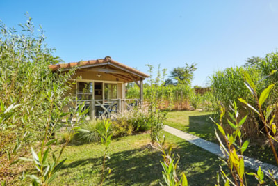 Confort Chalet 24m² 4/6 p. (2 bedrooms) + sheltered terrace