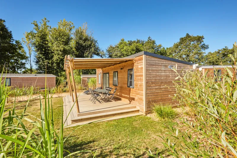 Premium Mobil-Home 32M² 6 P. (3 Chambres) + Terrasse Couverte