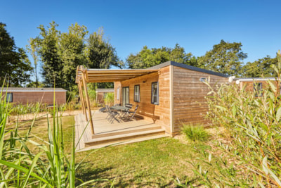 Premium Mobile-home 32m² 6 p. (3 bedrooms) + sheltered terrace