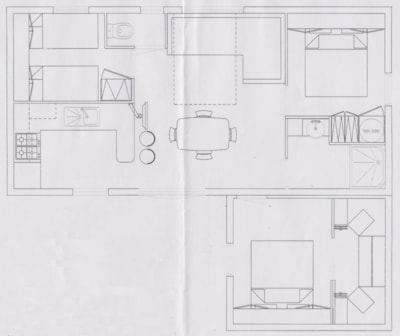 Premium Chalet 46m² 6/8 p. (3 bedrooms) + sheltered terrace