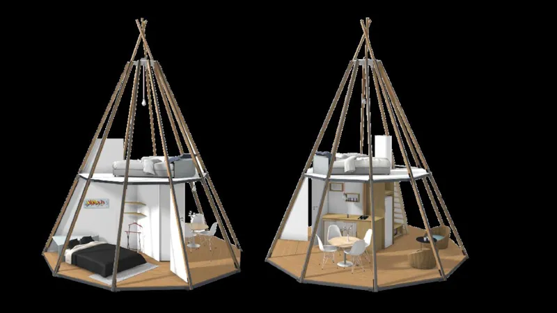 Standard Tipihome 34M² 2/4 P. (2 Chambres) - Avec Terrasse