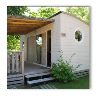 Standard Chalet 18m²  (1 bedroom) + covered terrace