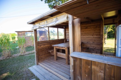 Package Premium Freecamp Guinguette - with private facilities + Kitchen