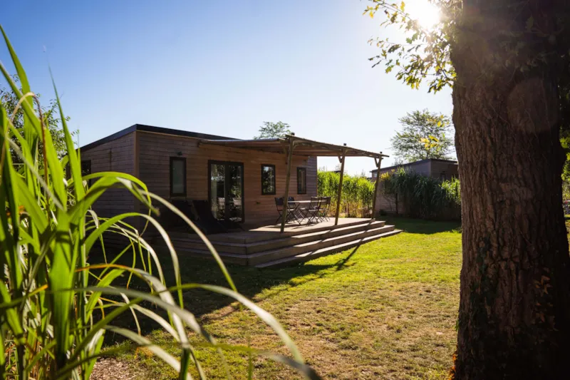 Premium Mobil-Home 32M² 6 P. (3 Chambres) + Terrasse Couverte