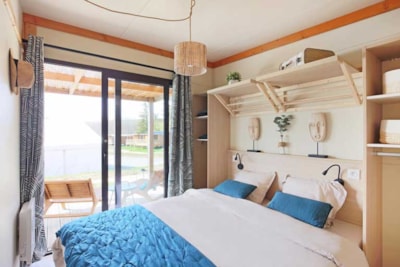 Premium Chalet Camélia - 33 m² (3 bedrooms) + Air conditioning + XXL covered terrace