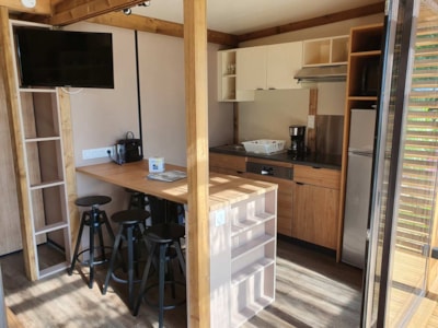 Premium Chalet Agapanthe -35m² (3 bedrooms) + Air conditioning + covered terrace