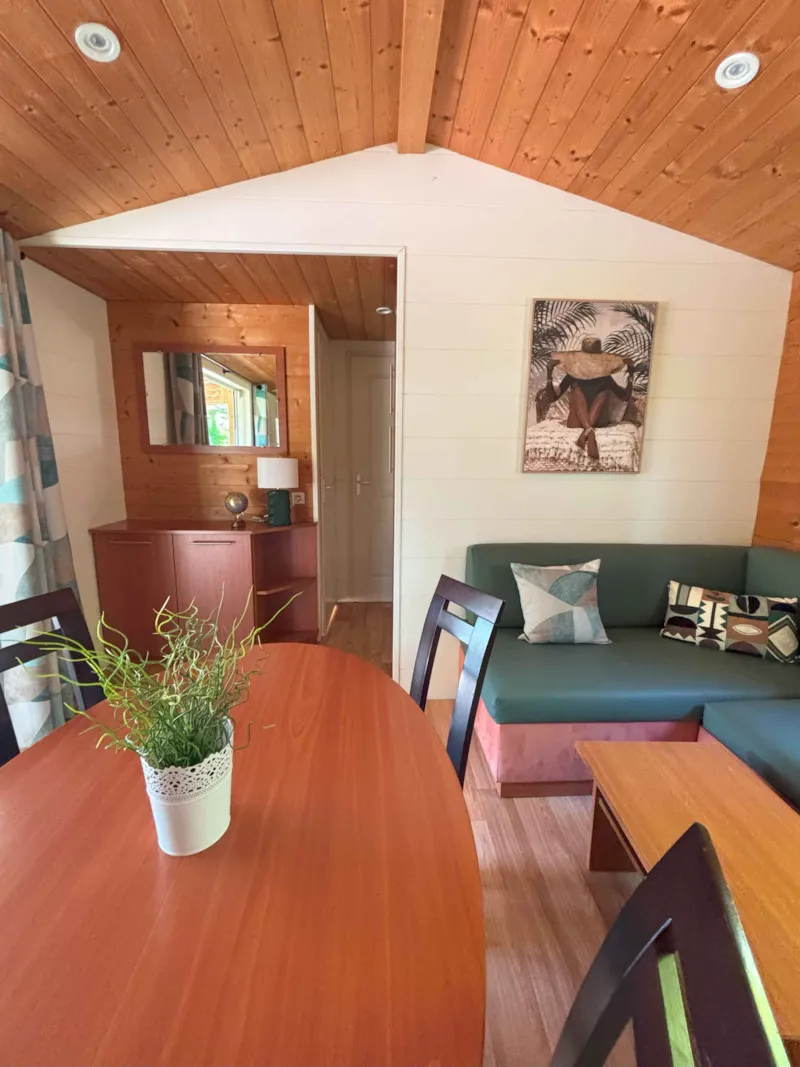 Confort Chalet 40M² 4/6 P. (2 Chambres) + Terrasse Couverte