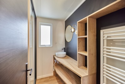 Premium Cabane Côté Nature with Spa - 35m²(2 bedrooms) + air conditioning + covered terrace