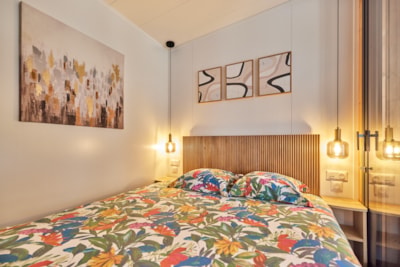 Premium Cabane Côté Nature with Spa - 35m²(2 bedrooms) + air conditioning + covered terrace