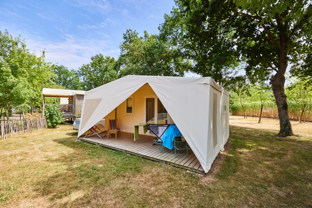 Location - Standard Cocosweet 19M² 2/4 P. (1 Chambre) + Terrasse Semi-Couverte - Flower Camping du Lac de La Chausselière