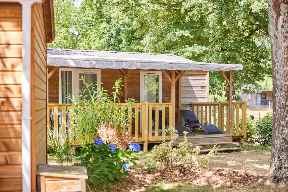 Location - Premium Mobil-Home 36M² 4/6 P. (2 Chambres, 2 Sdb) + Terrasse Couverte - Flower Camping du Lac de La Chausselière