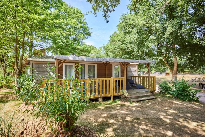 Premium Mobil-Home 36M² 4/6 P. (2 Chambres, 2 Sdb) + Terrasse Couverte