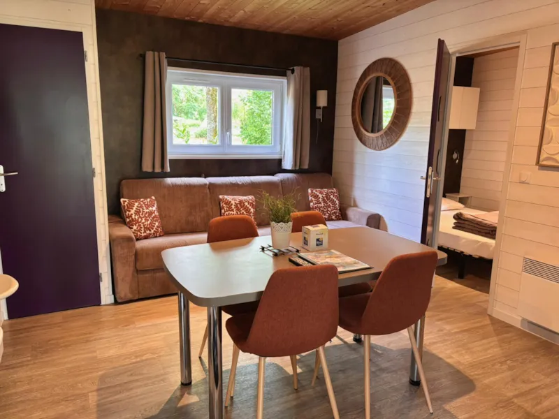 Premium Chalet 46M² 6/8 P. (3 Chambres) + Terrasse Couverte