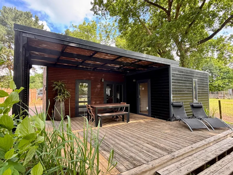 Premium Chalet 46M² 6/8 P. (3 Chambres) + Terrasse Couverte