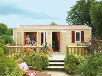 Mietunterkunft - Mobilheim Super Mercure Riviera - Camping Durance - Luberon