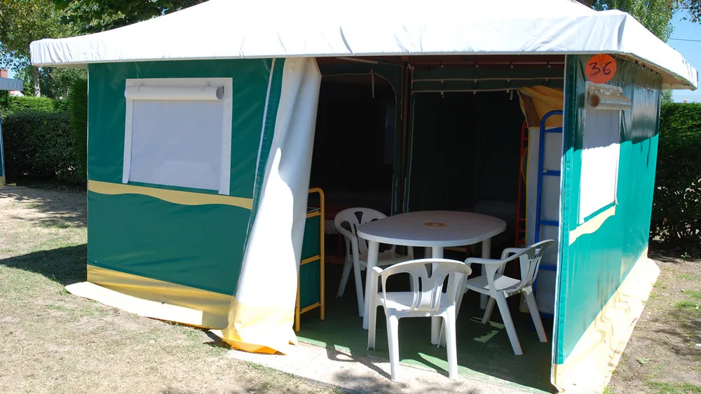 Bungalow tenda 16m² / 2 camere (senza sanitari) -