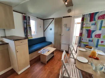 Mietunterkunft - Mobil-Home 27 M² 2 Chambres + Terrasse Fermée - Camping Le Bernier