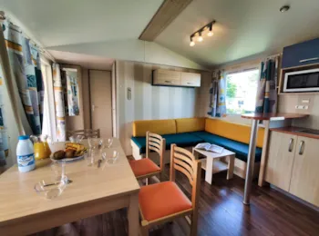 Mietunterkunft - Mobil-Home 32M² 2 Zimmer + Überdachte Terrasse - Camping Le Bernier