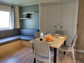 Mietunterkunft - Mobil-Home 32M² 3 Zimmer + Überdachte Terrasse - Camping Le Bernier