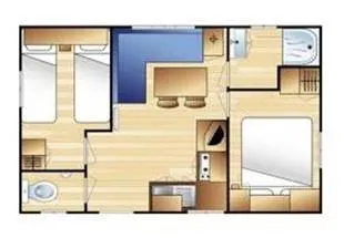 Accommodation - Mobile-Home Cerise 42 - image n°3 - CAMPING LA COMBE D'OYANS