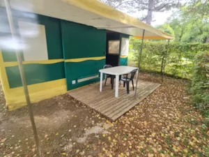  - Canvas bungalow - 2 bedrooms - CAMPING LA COMBE D'OYANS